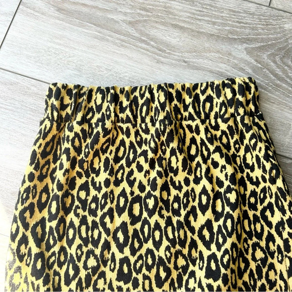 Ring Leopard Knitted Midi Bodycon Skirt Made in Korea - Picture 9 of 11